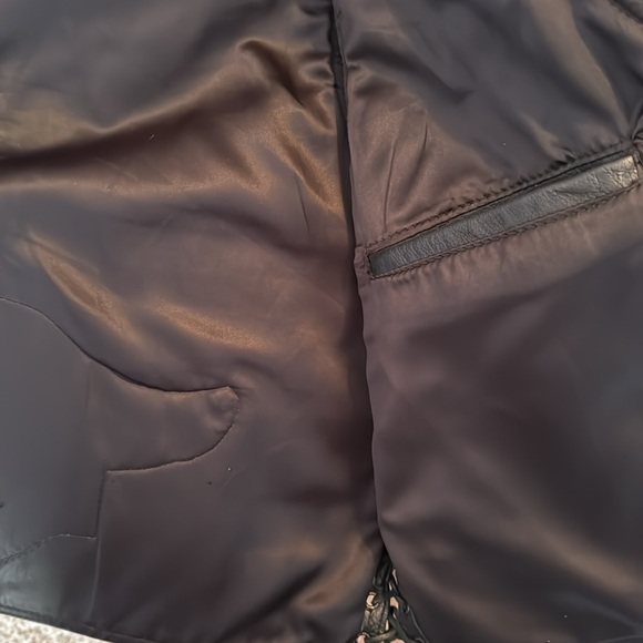 Force - Genuine Leather Riding Vest Harley March of Dimes Ride - Mens Large - Picture 4 of 7